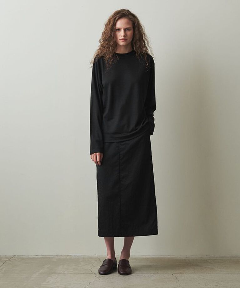 STEVEN ALAN「＜Steven Alan＞ウール ジャージー ロングスリーブ Tシャツ」|Tシャツ・カットソー|