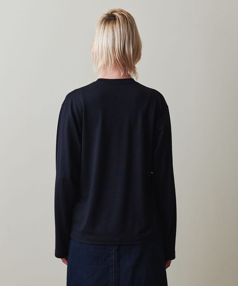STEVEN ALAN「＜Steven Alan＞ウール ジャージー ロングスリーブ Tシャツ」|Tシャツ・カットソー|