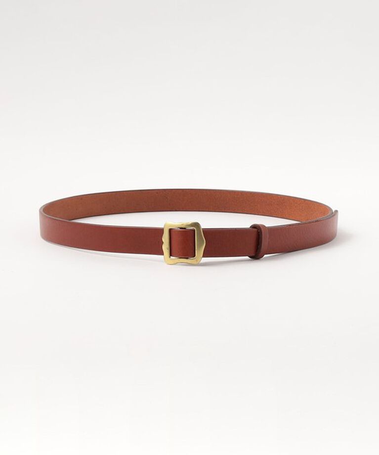 STEVEN ALAN「＜Steven Alan＞レザー スライド バックル ベルト」|ベルト|MD.BROWN