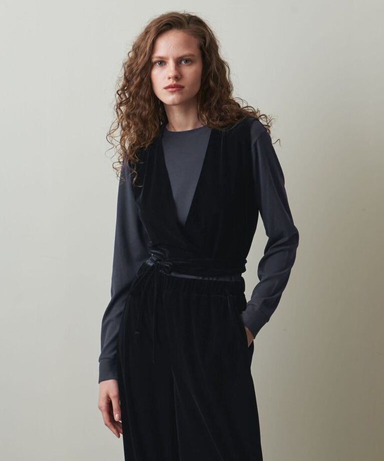 STEVEN ALAN「＜Steven Alan＞ベロア カシュクール ベスト」|ベスト・ジレ|