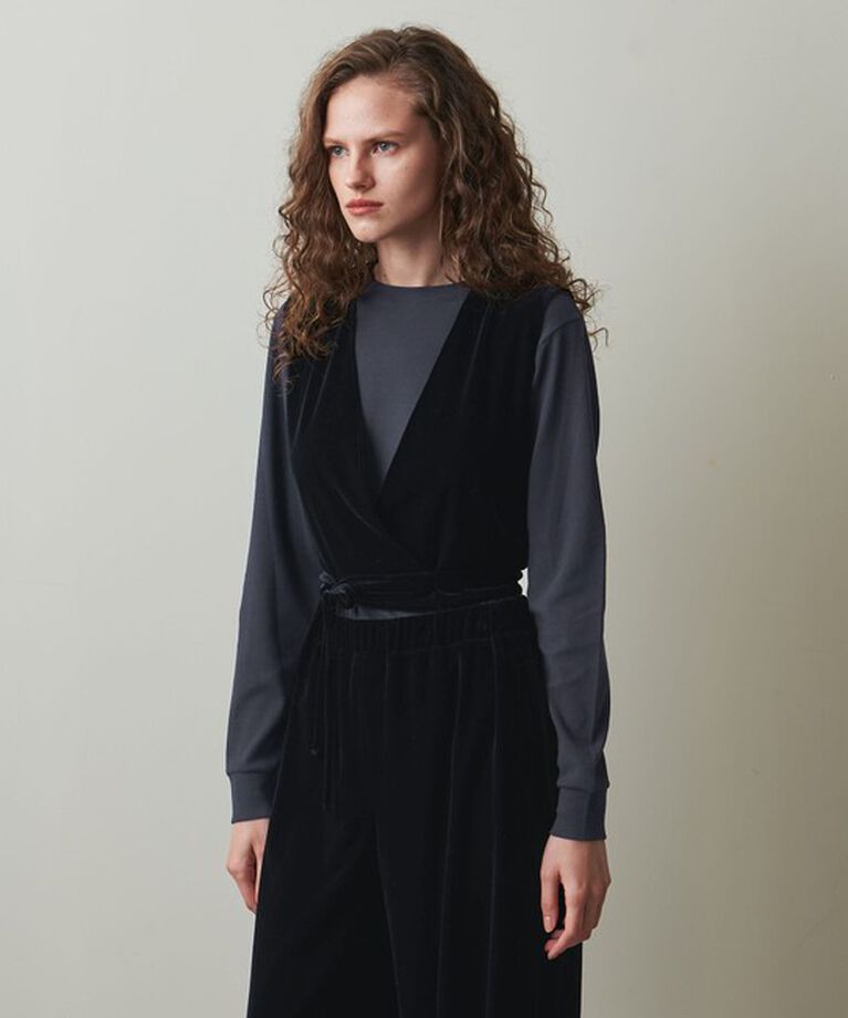 STEVEN ALAN「＜Steven Alan＞ベロア カシュクール ベスト」|ベスト・ジレ|
