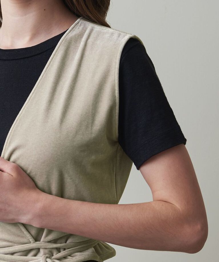 STEVEN ALAN「＜Steven Alan＞ベロア カシュクール ベスト」|ベスト・ジレ|