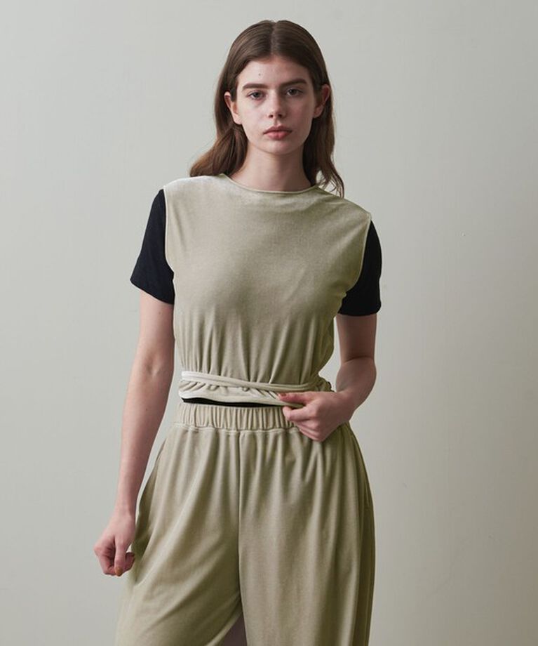 STEVEN ALAN「＜Steven Alan＞ベロア カシュクール ベスト」|ベスト・ジレ|