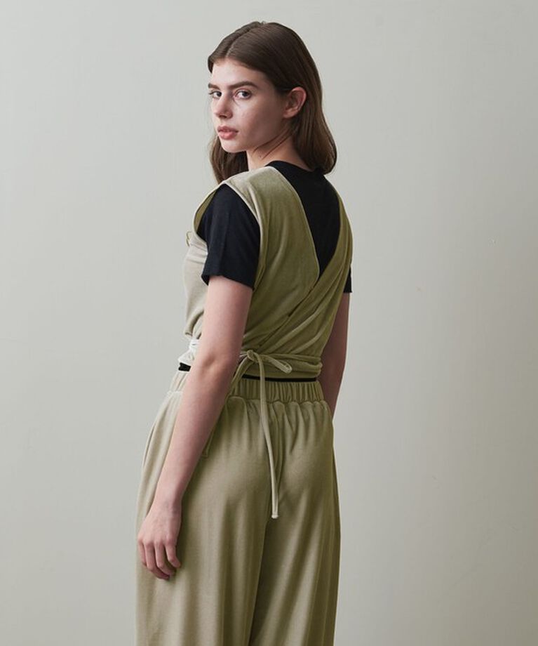 STEVEN ALAN「＜Steven Alan＞ベロア カシュクール ベスト」|ベスト・ジレ|