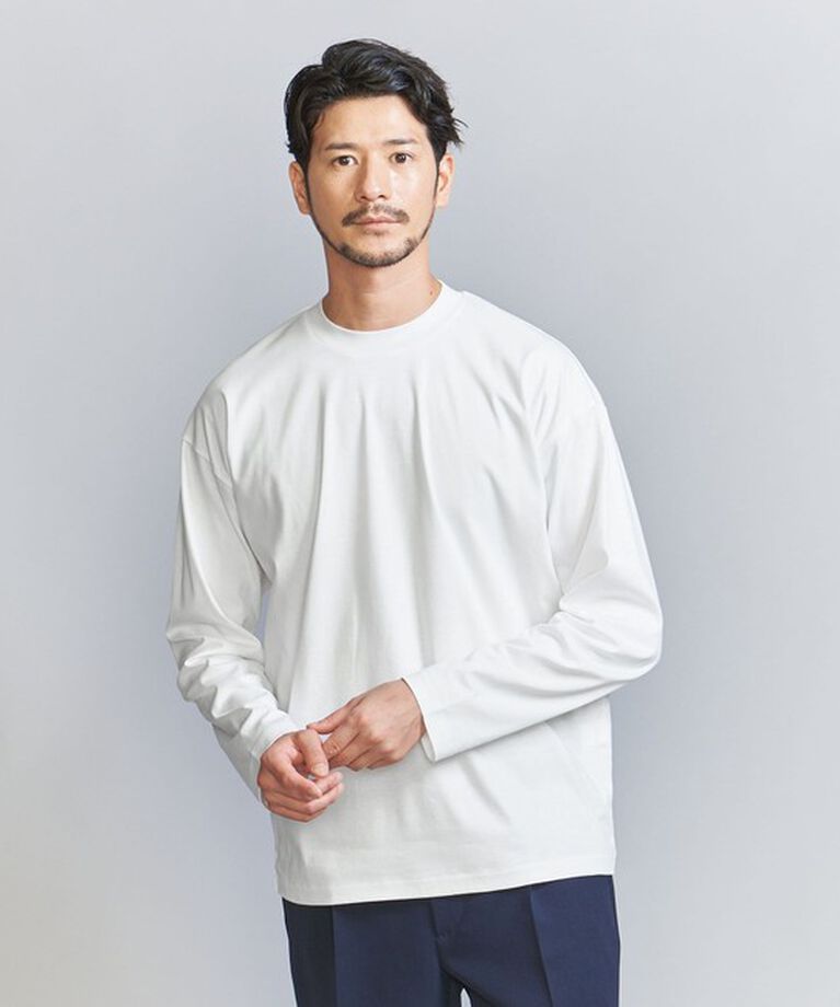 BEAUTY&YOUTH UNITED ARROWS「【WEB限定 WARDROBE SMART】NORITAKE クルーネック リラックス テーパード カットソー」|Tシャツ・カットソー|