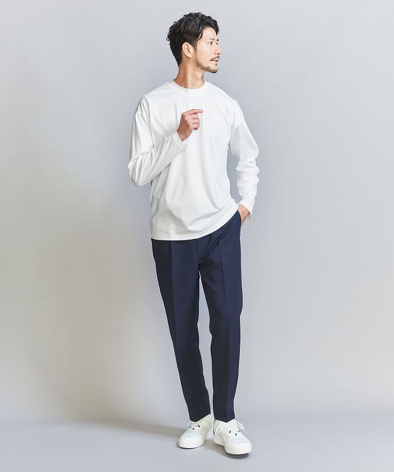 BEAUTY&YOUTH UNITED ARROWS「【WEB限定 WARDROBE SMART】NORITAKE クルーネック リラックス テーパード カットソー」|Tシャツ・カットソー|