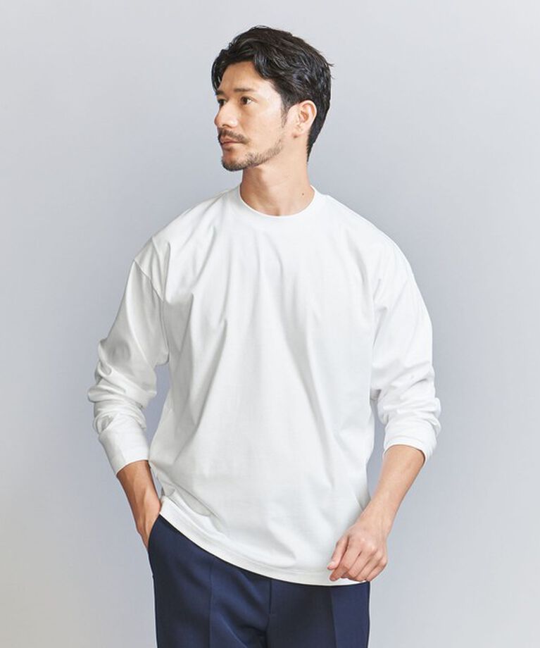 BEAUTY&YOUTH UNITED ARROWS「【WEB限定 WARDROBE SMART】NORITAKE クルーネック リラックス テーパード カットソー」|Tシャツ・カットソー|