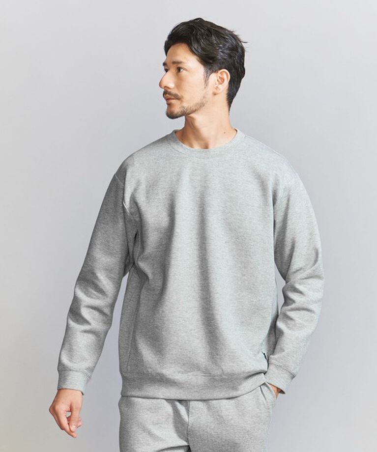 BEAUTY&YOUTH UNITED ARROWS「【WEB限定 WARDROBE SMART】ダブルニット クルーネック スウェット/セットアップ対応」|スウェット・ジャージ|