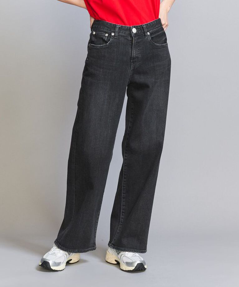 BEAUTY&YOUTH UNITED ARROWS「＜RED CARD＞35th Anniversary Wide デニムパンツ」|デニム|BLACK