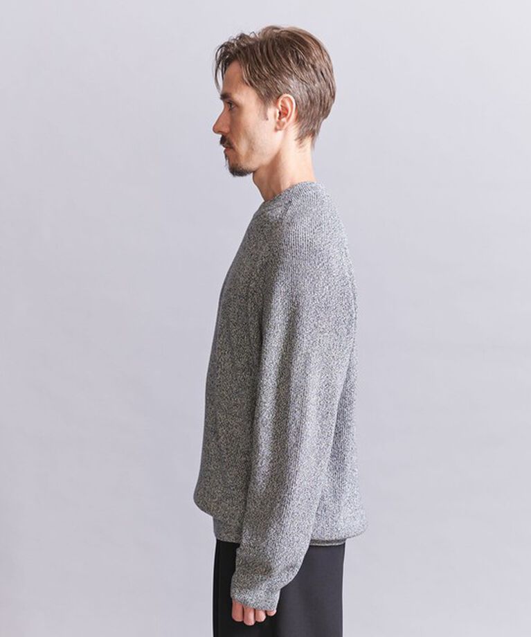 BEAUTY&YOUTH UNITED ARROWS「ライト クリスピー アゼ クルーネック ニット ‐ウォッシャブル‐」|ニット・セーター|