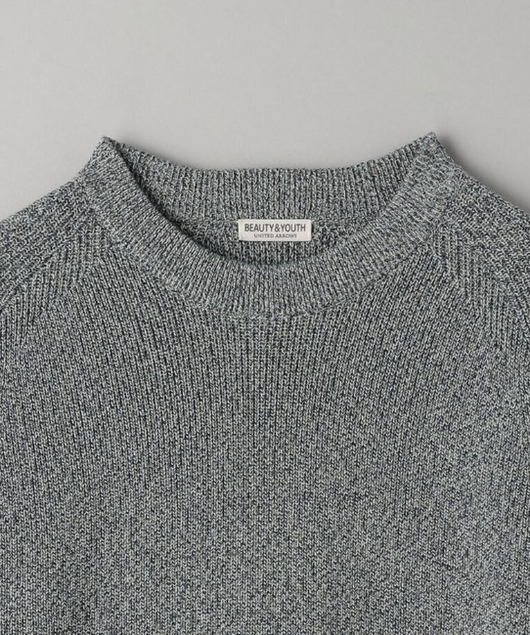 BEAUTY&YOUTH UNITED ARROWS「ライト クリスピー アゼ クルーネック ニット ‐ウォッシャブル‐」|ニット・セーター|