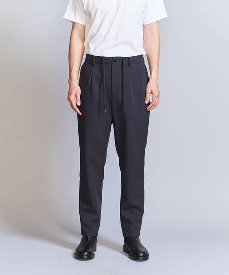 BEAUTY&YOUTH UNITED ARROWS「TORAY WLZ 1プリーツ テーパードパンツ ‐セットアップ対応‐」|チノ|