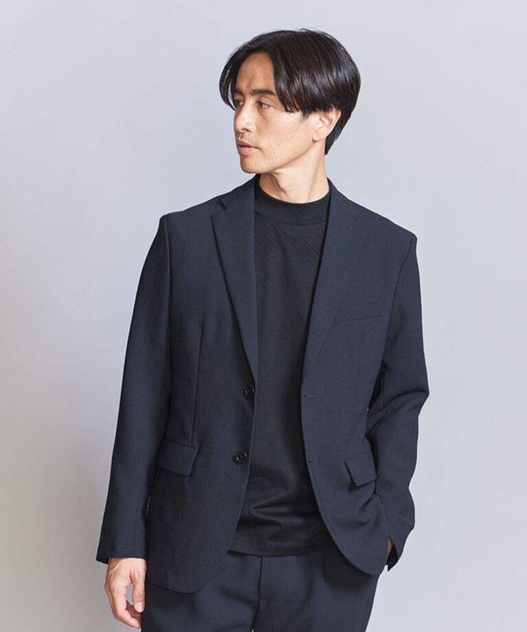 BEAUTY&YOUTH UNITED ARROWS「トリクシオン 2ボタン ジャケット -セットアップ対応 ストレッチ ウォッシャブル マルチ機能-」|テーラードジャケット|