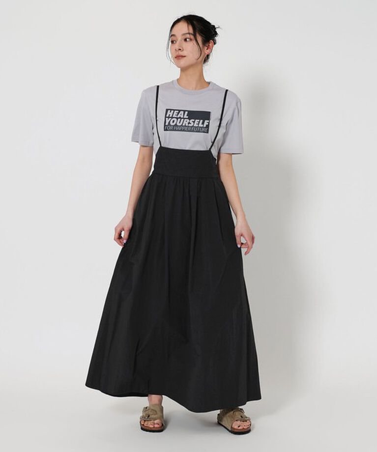 BEAUTY&YOUTH UNITED ARROWS「ナイロンコットン バックホール キャミワンピース -2WAY-」|ワンピース|