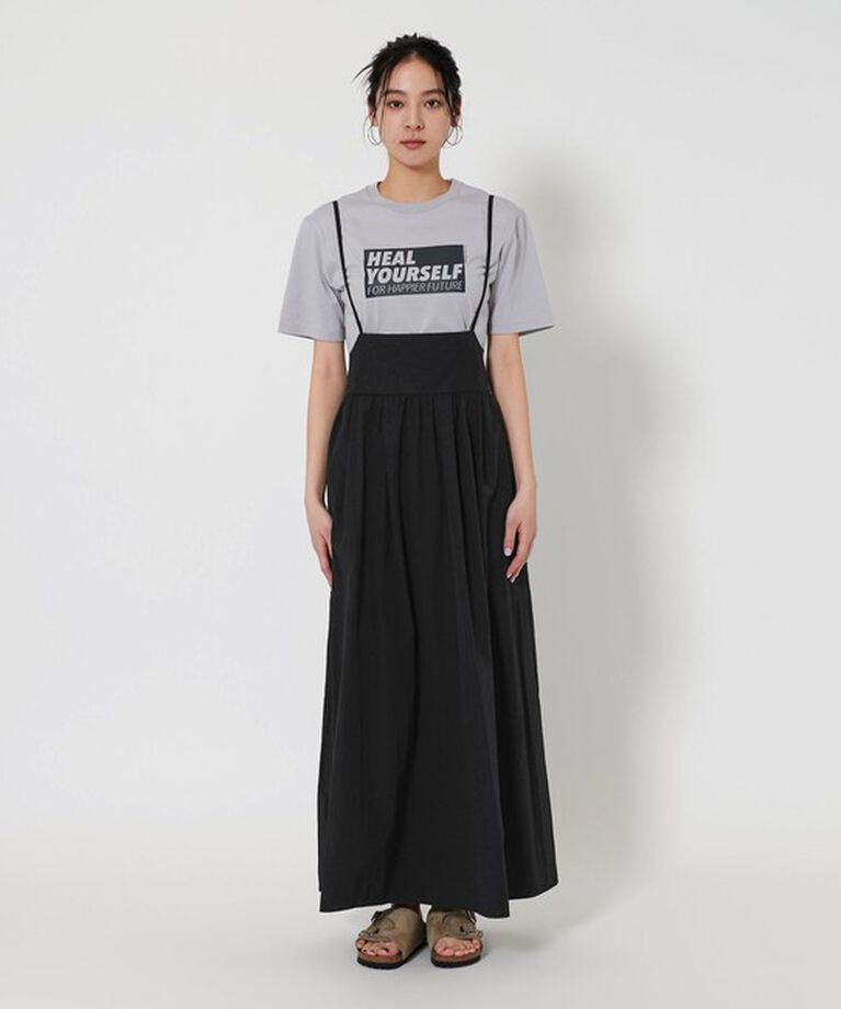 BEAUTY&YOUTH UNITED ARROWS「ナイロンコットン バックホール キャミワンピース -2WAY-」|ワンピース|