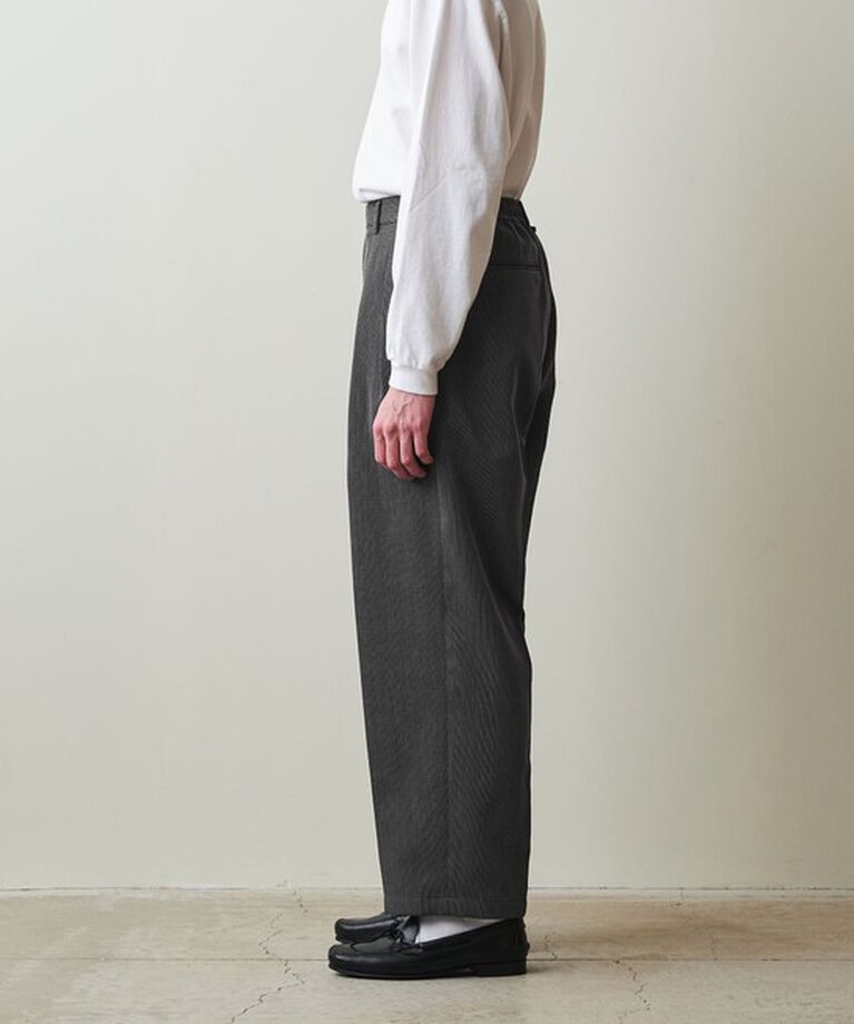 STEVEN ALAN「＜Steven Alan＞ PE/L ブッチャー イン ツープリーツ ドレス トラウザーズ ハーフイージー」|スラックス|