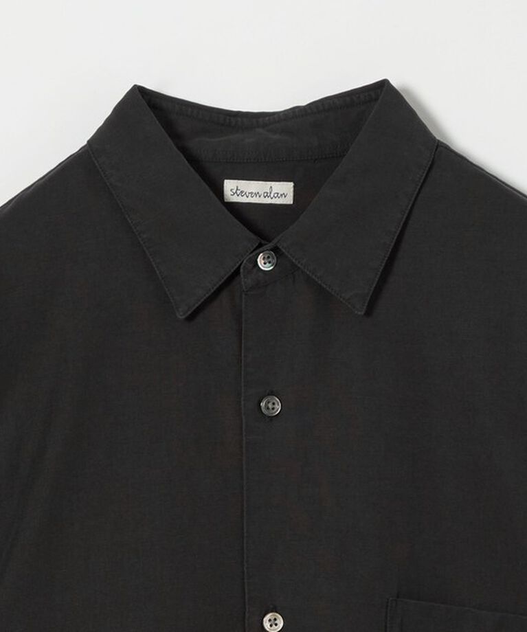 STEVEN ALAN「＜Steven Alan＞ スラブ レギュラーカラー ショートスリーブ シャツ ALINE LOOSE CASUAL」|シャツ・ブラウス|