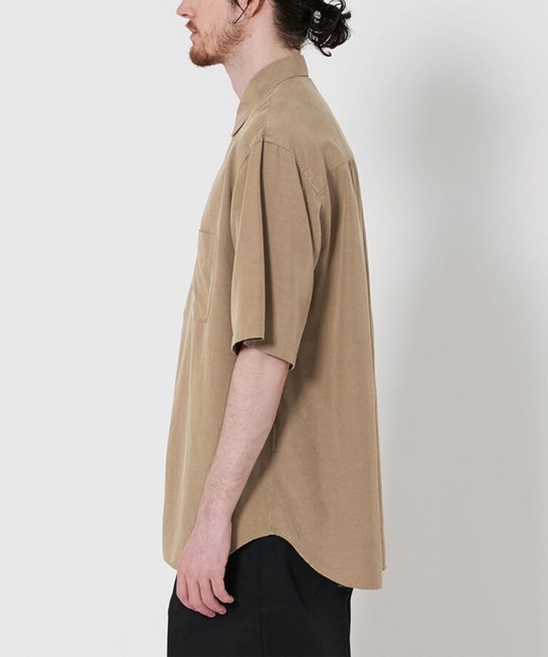 STEVEN ALAN「＜Steven Alan＞ スラブ レギュラーカラー ショートスリーブ シャツ ALINE LOOSE CASUAL」|シャツ・ブラウス|