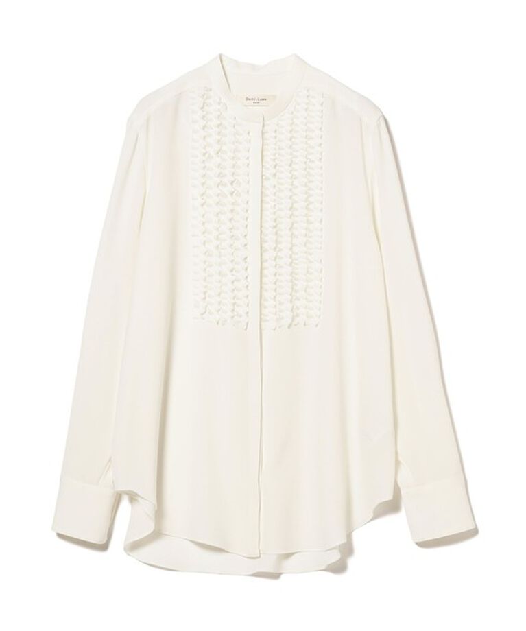 Demi-Luxe BEAMS 「ジョーゼット フリルブラウス＊」|シャツ・ブラウス|
