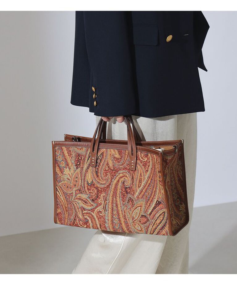 Demi-Luxe BEAMS 「A VACATION / BREAD M PAISLEY トートバッグ」|トートバッグ|ORANGE