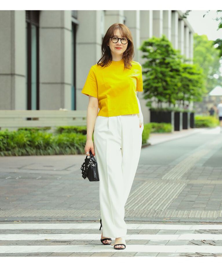 Demi-Luxe BEAMS 「Demi-Luxe BEAMS / モックネック ショート Tシャツ」|Tシャツ・カットソー|