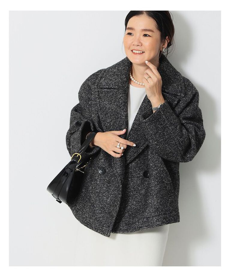 Demi-Luxe BEAMS 「ボンディング ピーコート」|ピーコート|D.GREY
