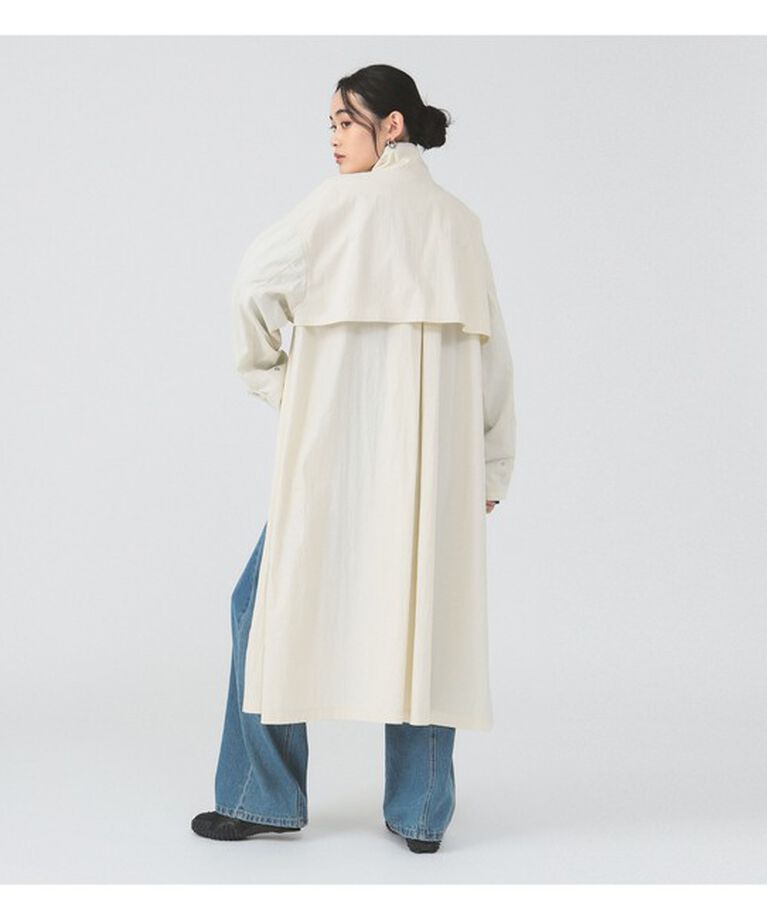 Ray BEAMS 「ストラップ スタンドカラー コート」|その他|