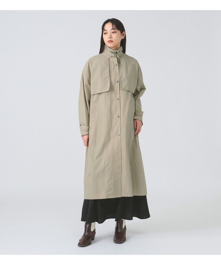 Ray BEAMS 「ストラップ スタンドカラー コート」|その他|