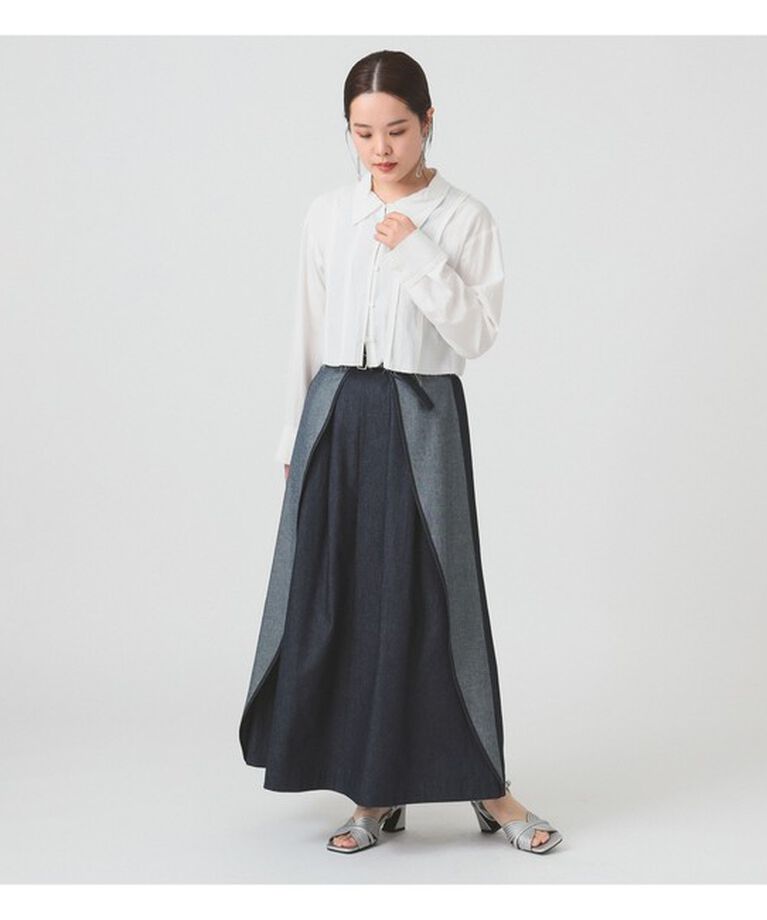Ray BEAMS 「RBS / カットオフ クロップド シャツ」|シャツ・ブラウス|