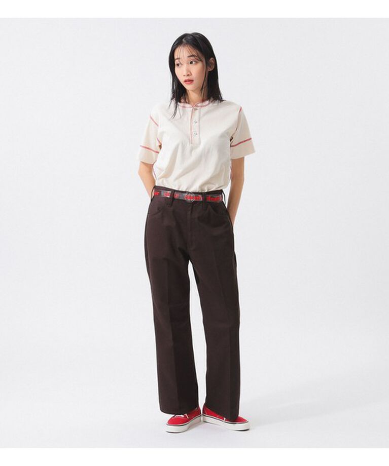 BEAMSBOY「【別注】Healthknit / 70s ヘンリーネック ショートスリーブ」|Tシャツ・カットソー|