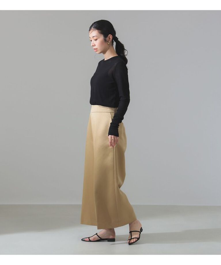Demi-Luxe BEAMS 「シアーコットン ロングスリーブTシャツ」|Tシャツ・カットソー|