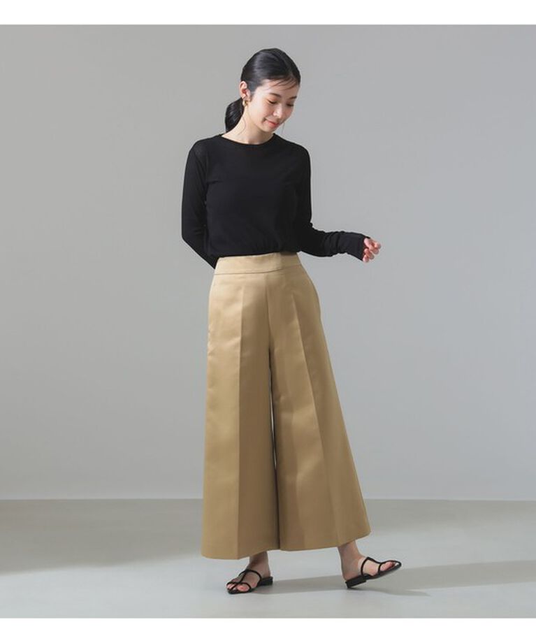 Demi-Luxe BEAMS 「シアーコットン ロングスリーブTシャツ」|Tシャツ・カットソー|