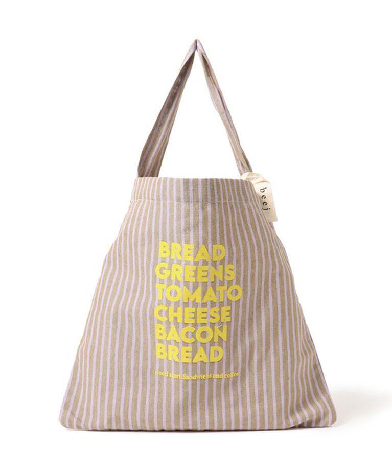 Ray BEAMS 「【別注】beej / ストライプ トートバッグ」|トートバッグ|