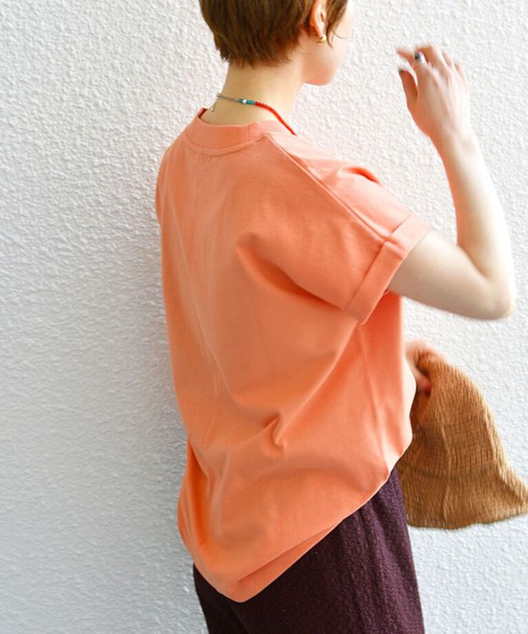 SHIPS any「《一部追加予約》SHIPS any:〈抗菌防臭/洗濯機可能〉USAコットン フレンチスリーブ TEE」|Tシャツ・カットソー|
