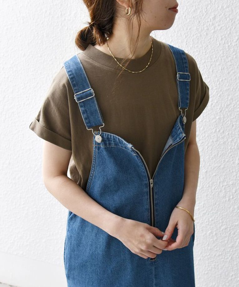 SHIPS any「《一部追加予約》SHIPS any:〈抗菌防臭/洗濯機可能〉USAコットン フレンチスリーブ TEE」|Tシャツ・カットソー|