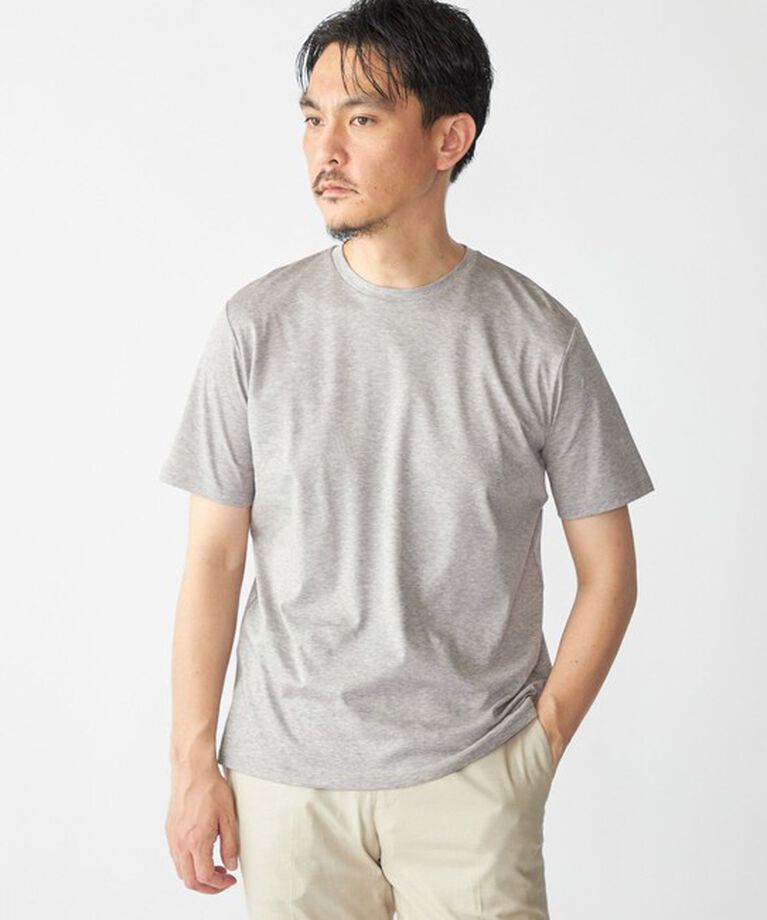 SHIPS「SHIPS: ALBINI クルーネック 無地 Tシャツ」|Tシャツ・カットソー|