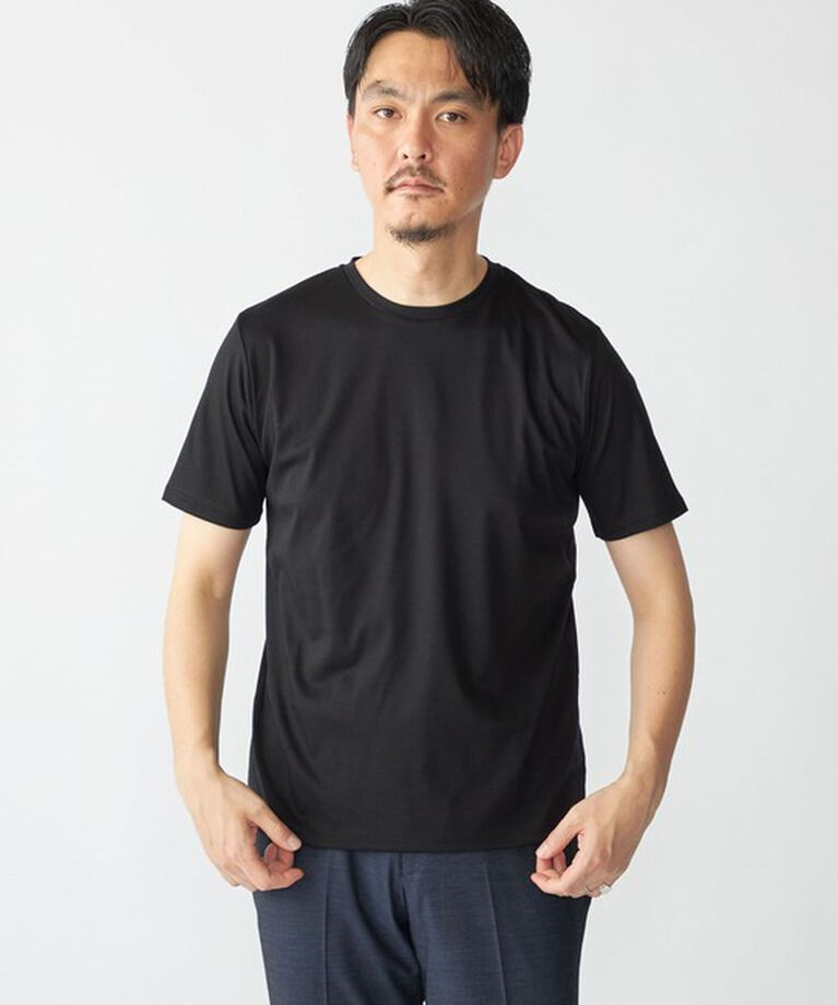 SHIPS「SHIPS: ALBINI クルーネック 無地 Tシャツ」|Tシャツ・カットソー|