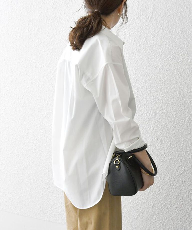 SHIPS any「SHIPS any:〈洗濯機可能〉REPREVE レギュラーカラー ルーズ ポケット シャツ」|シャツ・ブラウス|