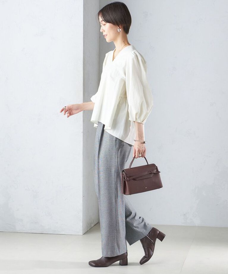 SHIPS for women「〈手洗い可能〉両面起毛 ストレート パンツ」|その他|