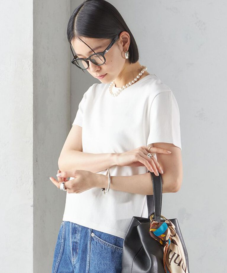 SHIPS for women「オーガニック コットン スムース TEE」|Tシャツ・カットソー|