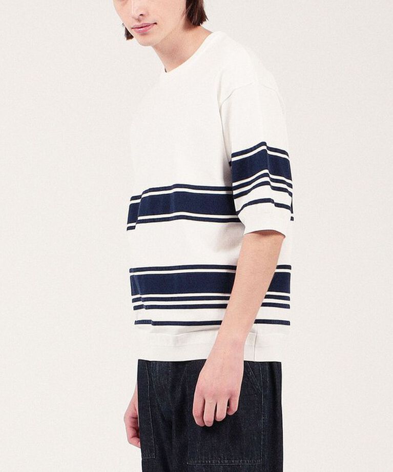 TOMORROWLAND MENS「TOMORROWLAND TRICOT マリンライン ニットTシャツ」|ニット・セーター|