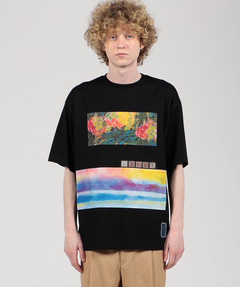 CABaN「CABaN スビンコットン IBIZA プリントTシャツ」|Tシャツ・カットソー|