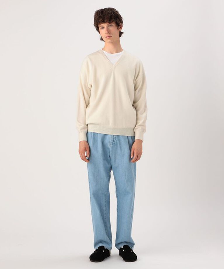 GALERIE VIE「モンゴルカシミアVネックニット」|ニット・セーター|