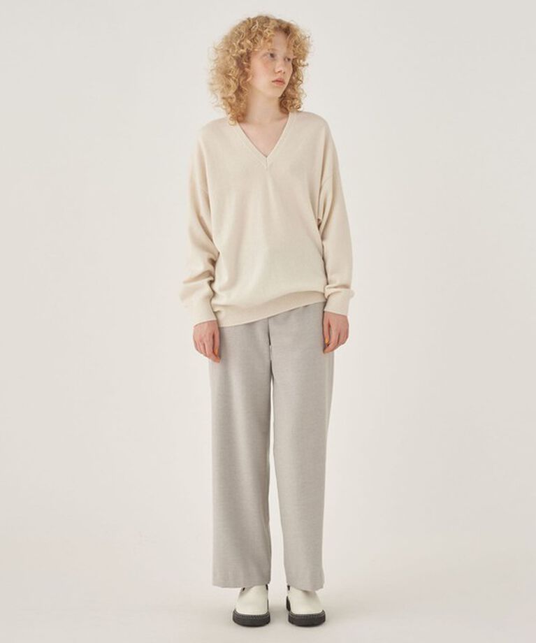 GALERIE VIE「モンゴルカシミヤ Vネックプルオーバー」|ニット・セーター|