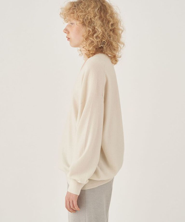 GALERIE VIE「モンゴルカシミヤ Vネックプルオーバー」|ニット・セーター|