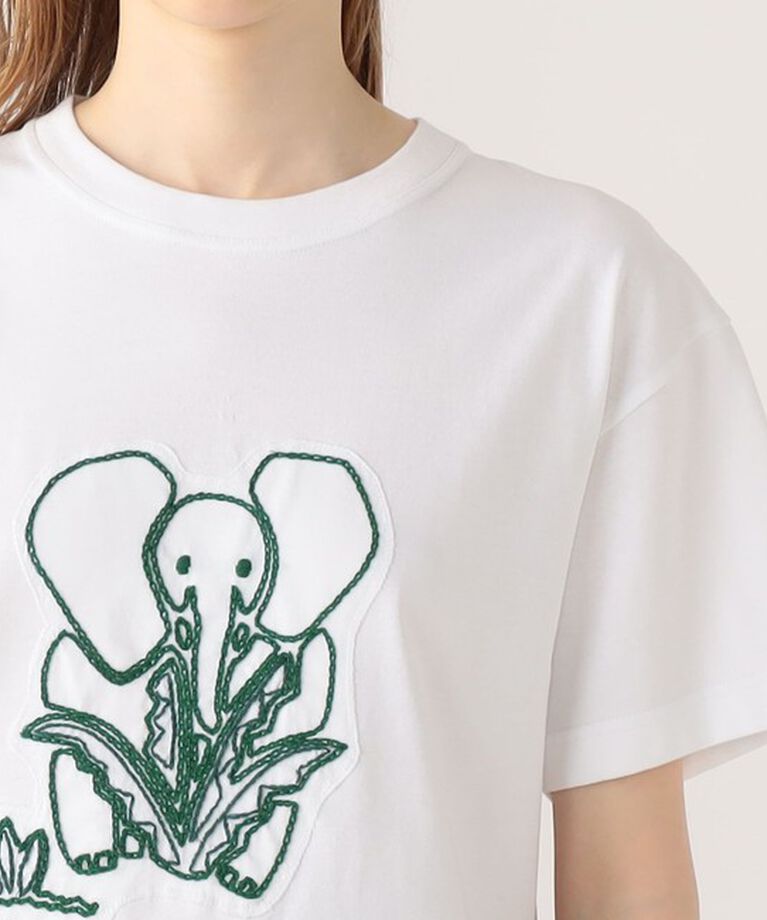 CABaN「CABaN ドライスビンコットン ELEPHANTエンブロイダリー Tシャツ」|Tシャツ・カットソー|