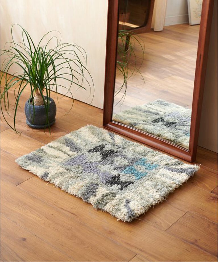 ACME「CLAREMONT MAT 50×70　クレアモント ラグ マット」|その他|グレー