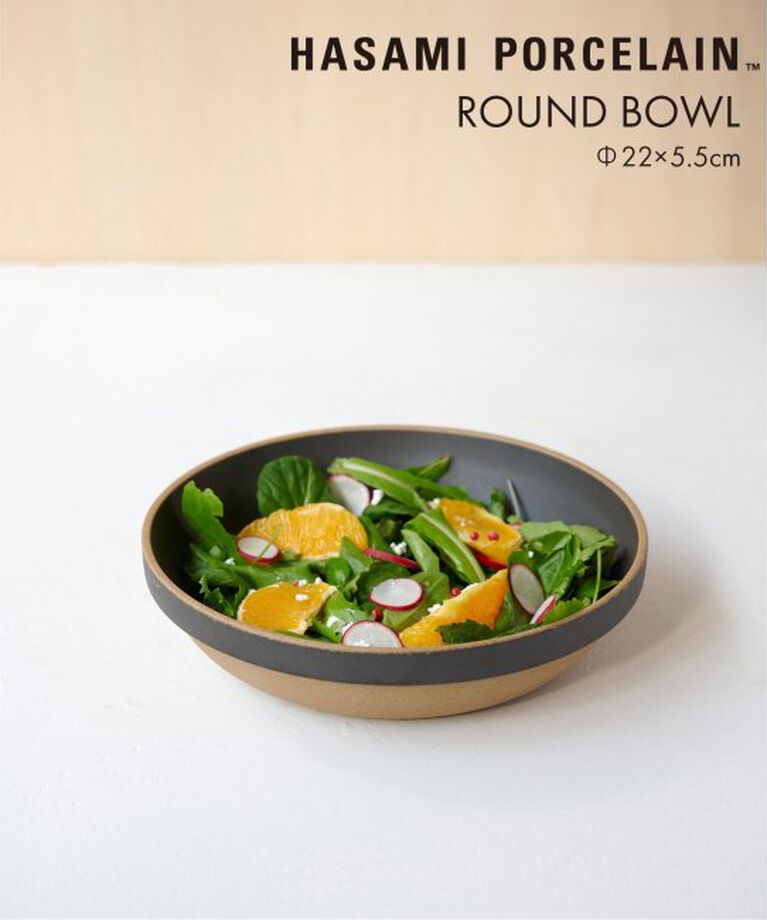 ACME「【HASAMI PORCELAIN / ハサミポーセリン】 BOWL 22×5.5cm　ボウル」|食器・キッチングッズ|ブラック