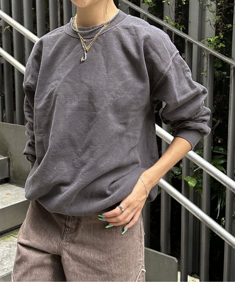 JOINT WORKS「TOWNCRAFT/タウンクラフト 90s pigment crew sweat　TC22S019」|スウェット・ジャージ|ブラック