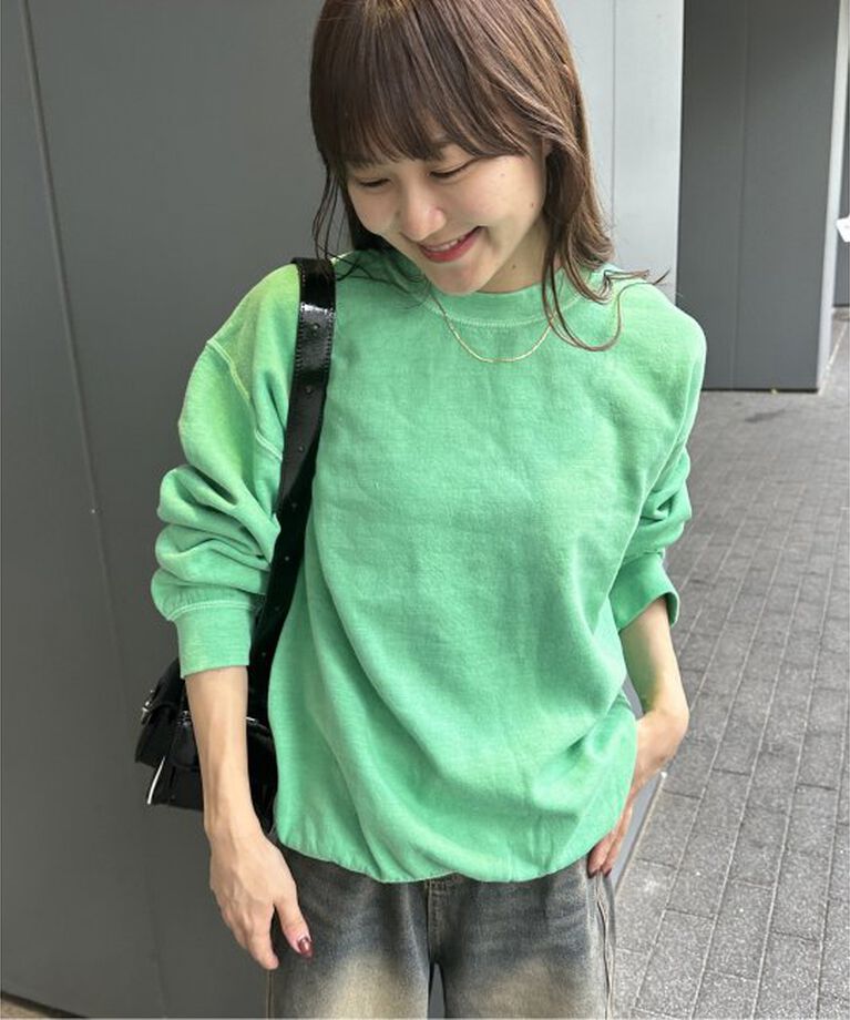 JOINT WORKS「TOWNCRAFT/タウンクラフト 90s pigment crew sweat　TC22S019」|スウェット・ジャージ|グリーン